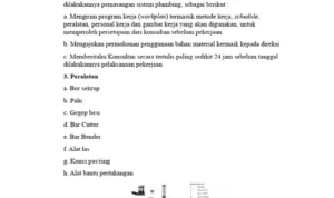 Langkah‑langkah pemasangan