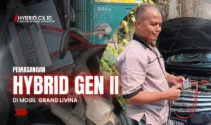 Langkah‑langkah pemasangan pada mobil hybrid