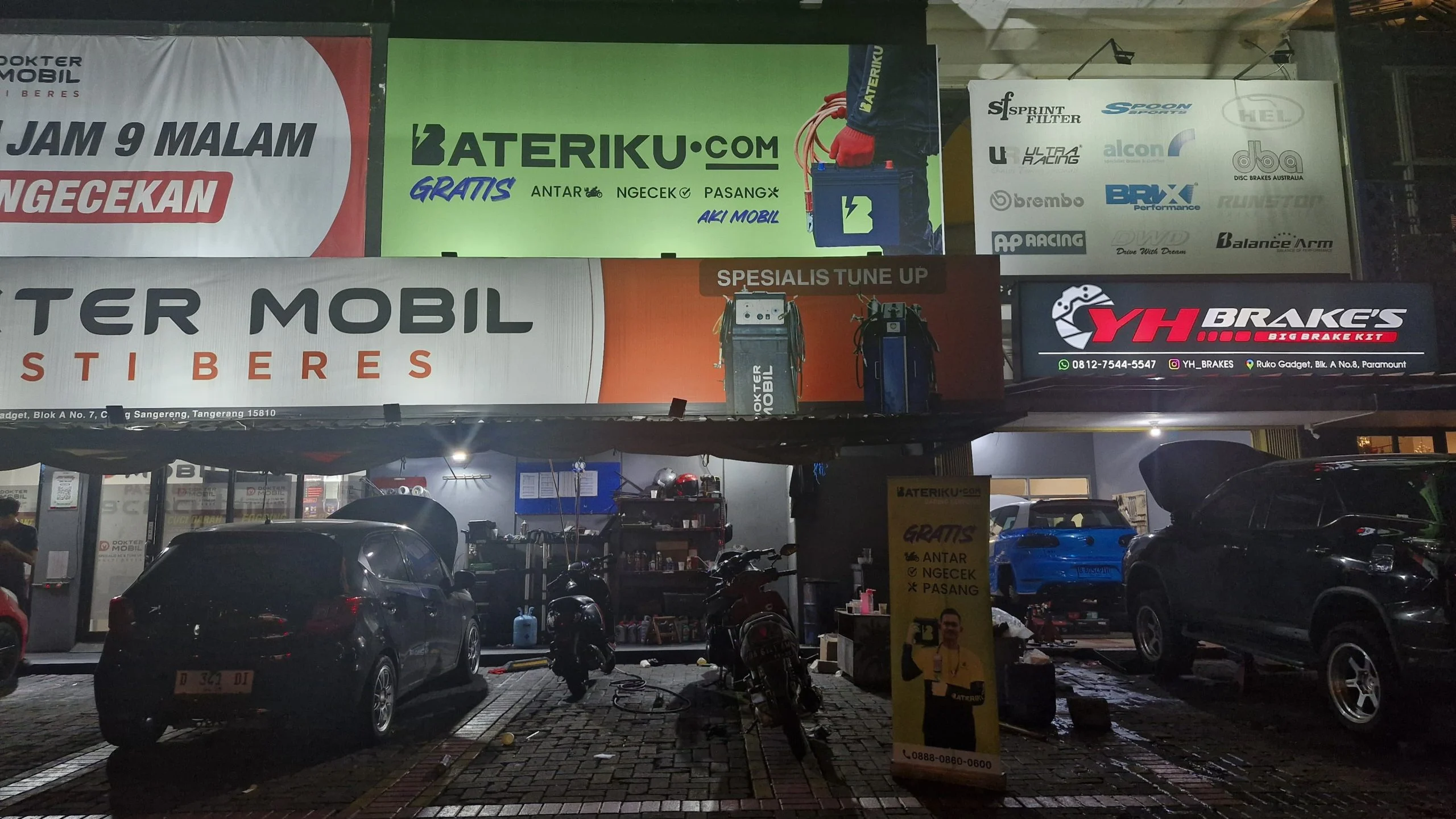 Lokasi toko aki mobil 24 jam Jakarta Timur terdekat