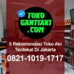 Lokasi toko aki mobil terdekat di Jakarta Utara