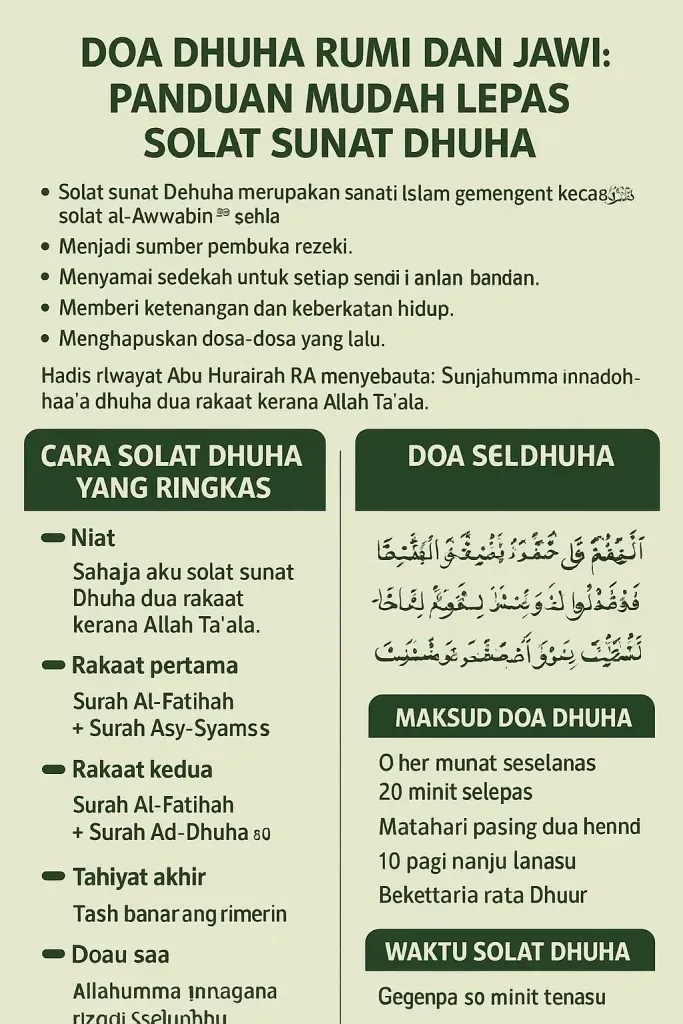 Manfaat Doa Dhuha Agar Keuangan Stabil