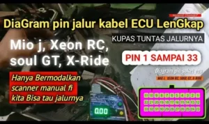 Memasang kembali aki tanpa mengganggu jalur kabel ECU