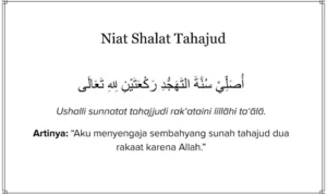 niat doa tahajud arab: Tata Cara dan Penjelasan Lengkap