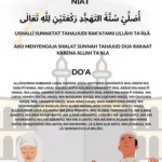 Panduan Lengkap niat tahajud berjamaah