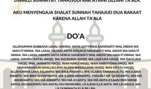 Panduan Lengkap niat tahajud berjamaah
