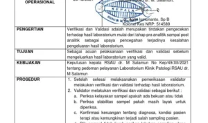 Pemeriksaan akhir dan verifikasi hasil