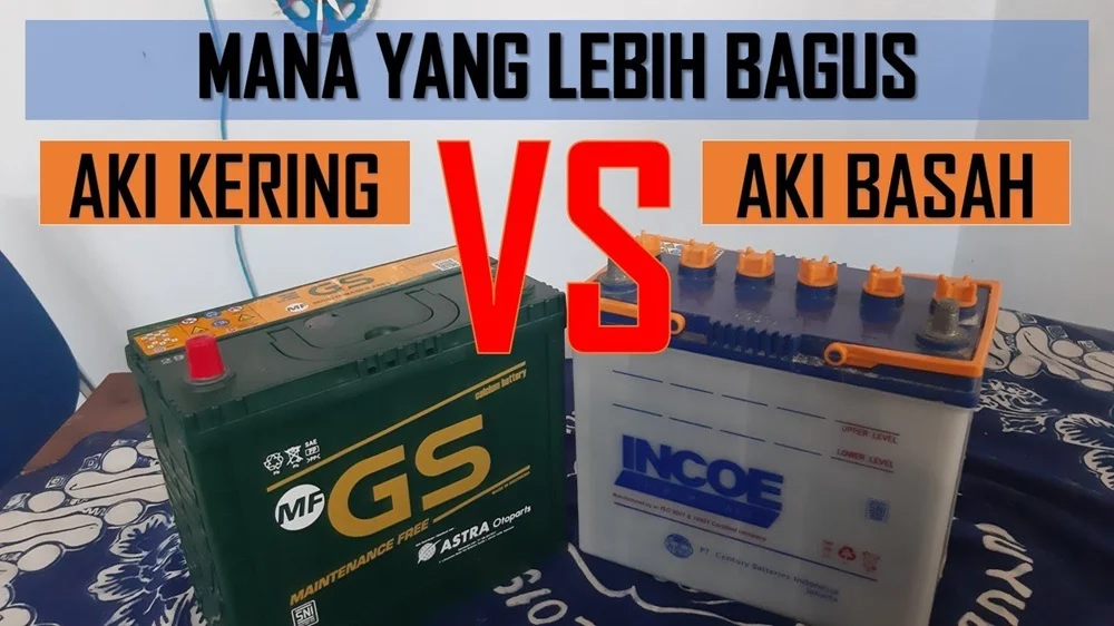 Perbandingan aki kering vs aki basah untuk mobil niaga (Pick up)