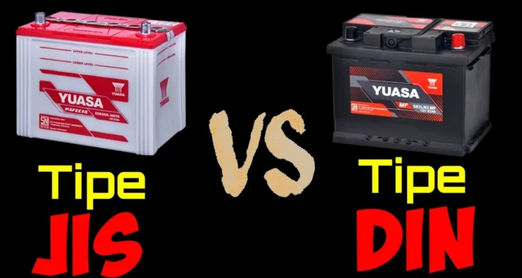 Perbedaan spesifikasi aki DIN (Eropa) vs JIS (Jepang) dalam dimensi dan desain terminal
