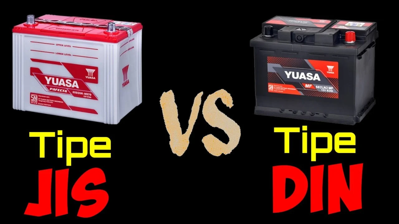 Perbedaan spesifikasi aki DIN (Eropa) vs JIS (Jepang) dalam dimensi dan desain terminal
