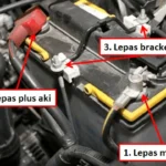 Perbedaan urutan lepas kabel aki mobil bensin dan diesel