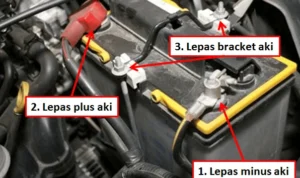 Perbedaan urutan lepas kabel aki mobil bensin dan diesel