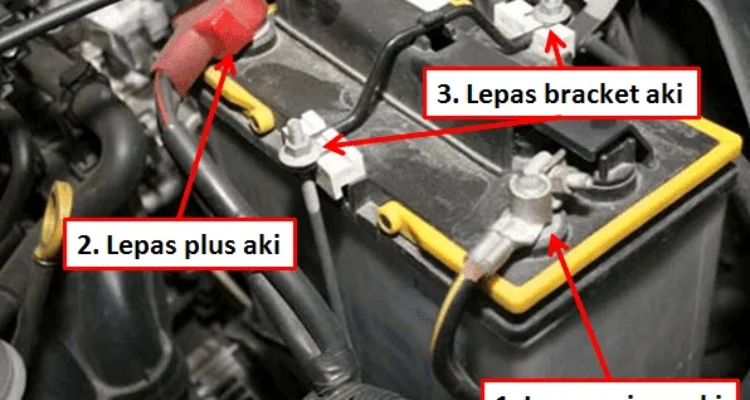 Perbedaan urutan lepas kabel aki mobil bensin dan diesel
