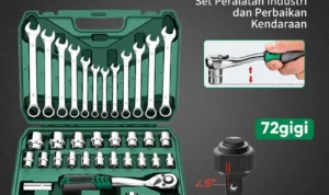 Tips memilih kunci sok set yang tepat untuk ganti aki mobil